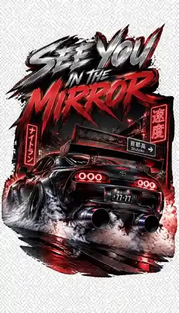 RACE-005 automotive T-shirt design