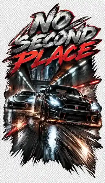 RACE-010 automotive T-shirt design
