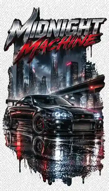 RACE-019 automotive T-shirt design