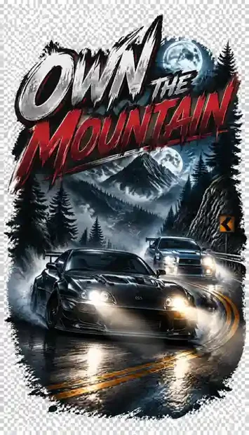 RACE-021 automotive T-shirt design