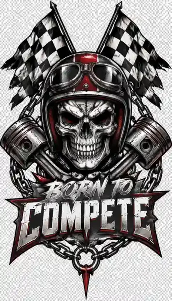 RACE-029 automotive T-shirt design