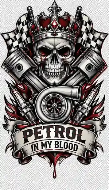 RACE-049 automotive T-shirt design