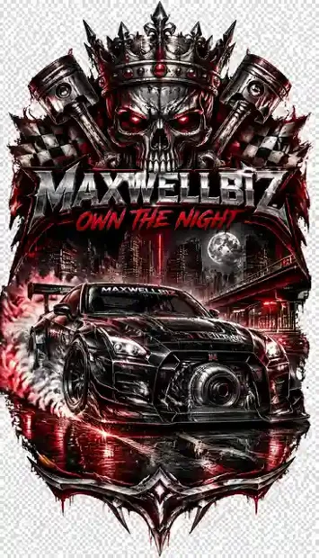 RACE-050 automotive T-shirt design
